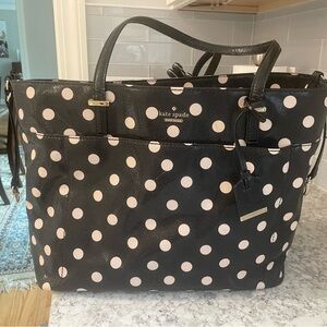 Kate Spade Diaper bag polka dot